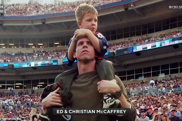 Ed and Christian McCaffrey on CBS Sports